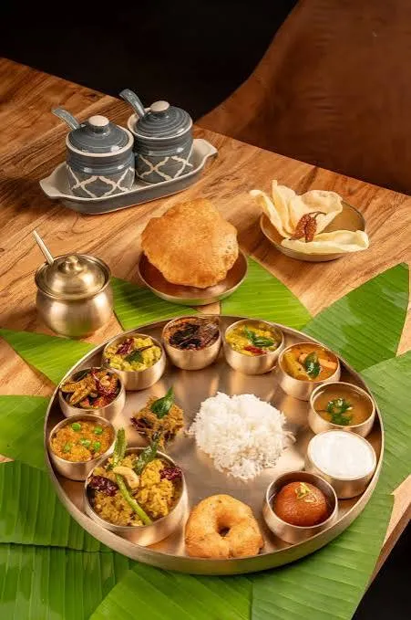 South Indian buffet spread
